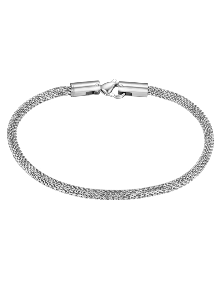 Armband aus Edelstahl in silber