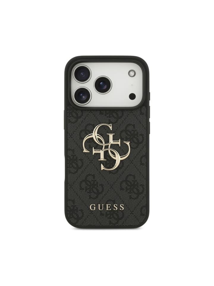 Guess 4G Big Logo kompatibel mit iPhone 18 Pro Max / 17 Pro in Schwarz