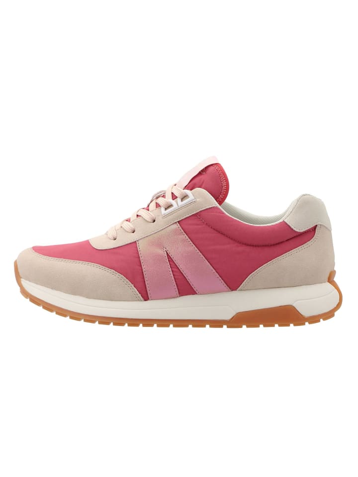 Sportlicher Schnürschuh in rot