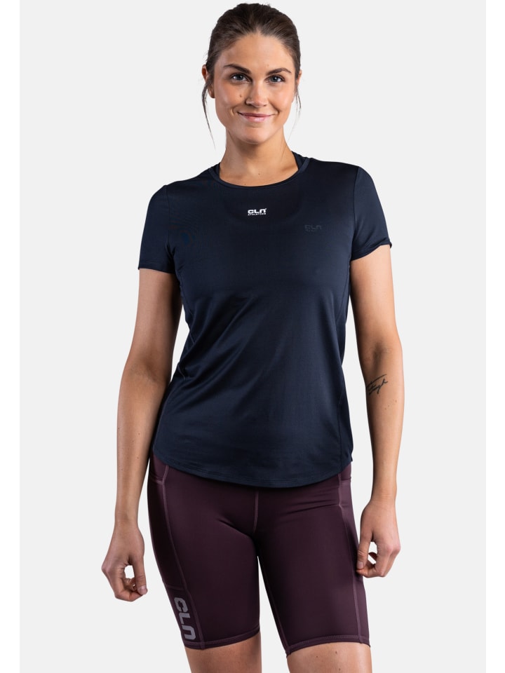 T-Shirt Feather in midnight blue