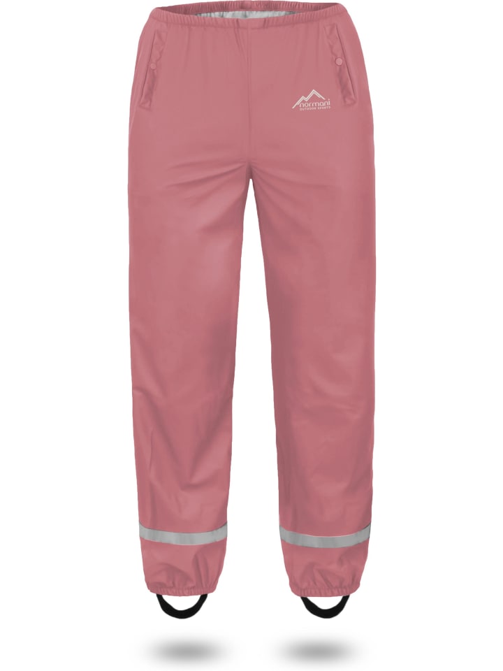 Kinder Regenhose York in Rosa
