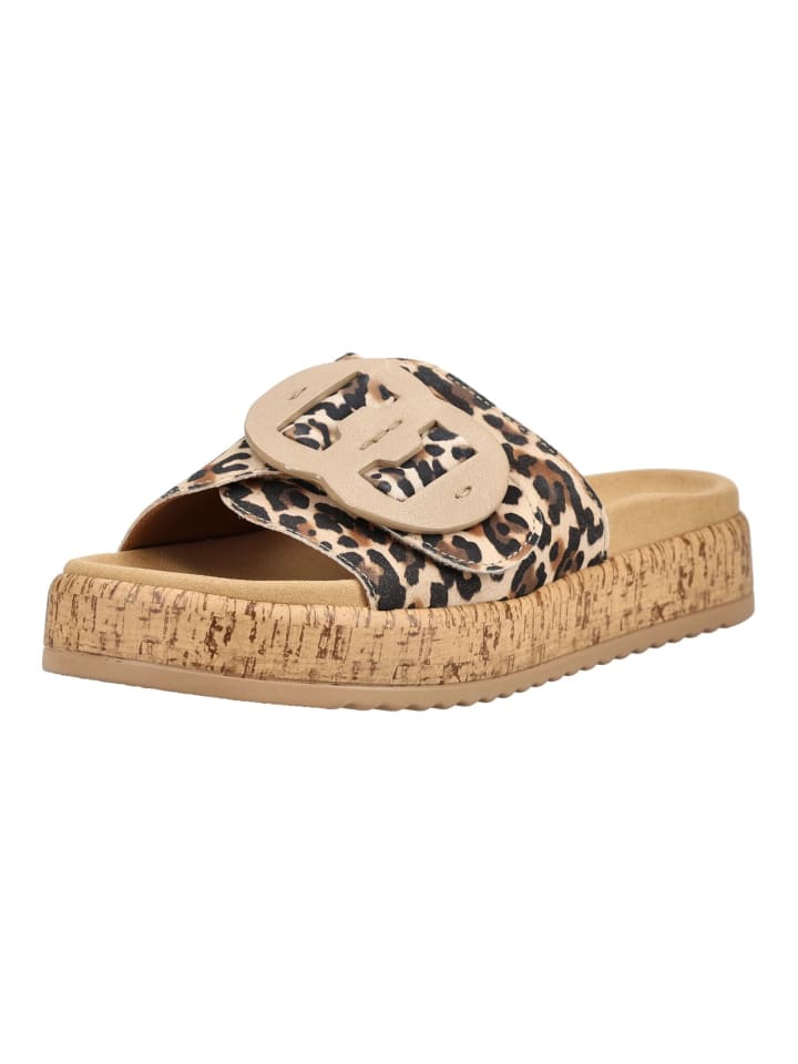 Pantoletten Leopard