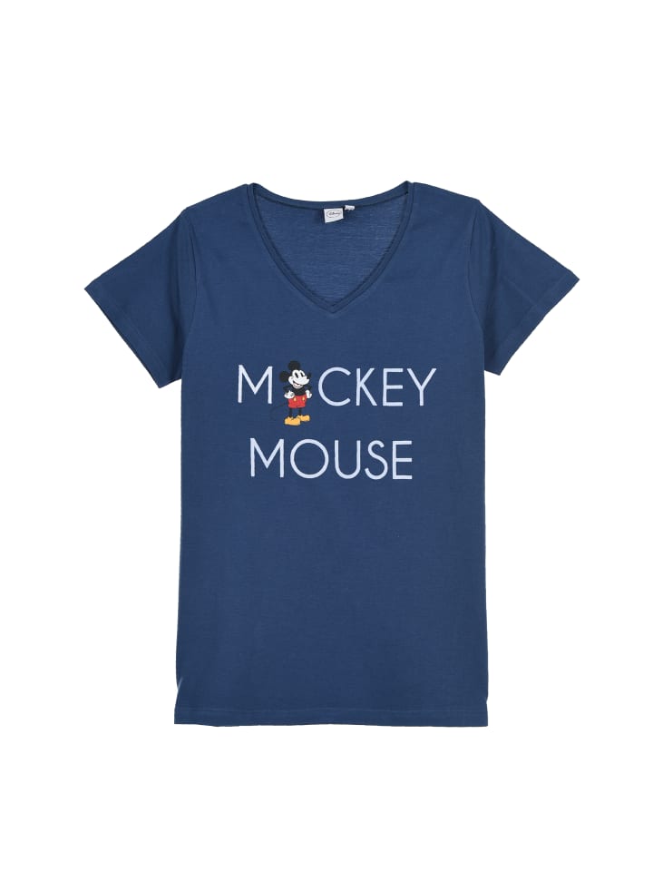 T-Shirt kurzarm von Mickey Mouse in Blau