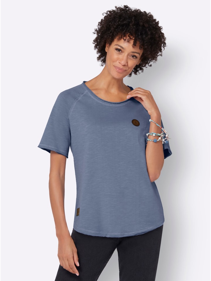 Sweatshirt in taubenblau