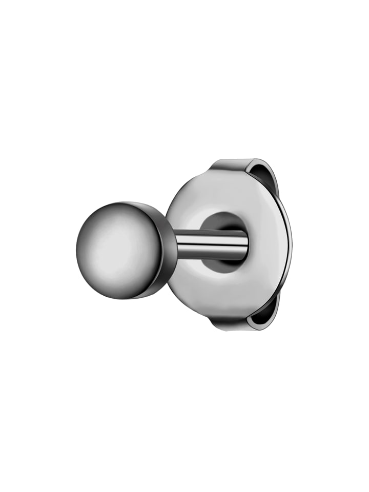 Ohrstecker aus Edelstahl in gunmetal