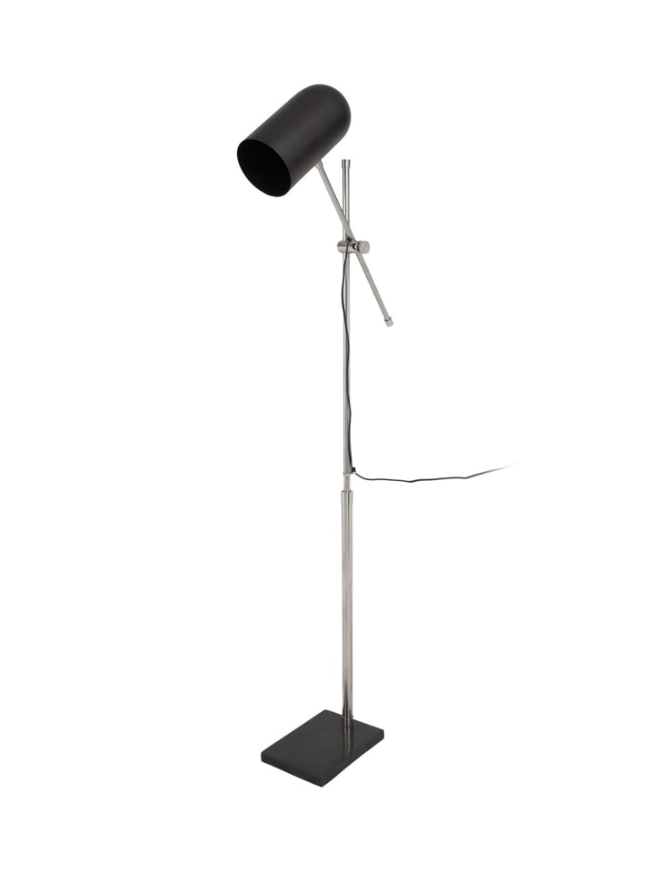 Stehlampe Celeste 125 in schwarz - silber