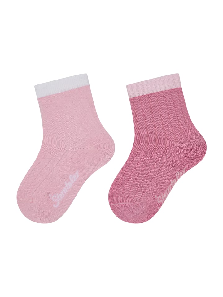 Socken 2er-Pack Modal in rose