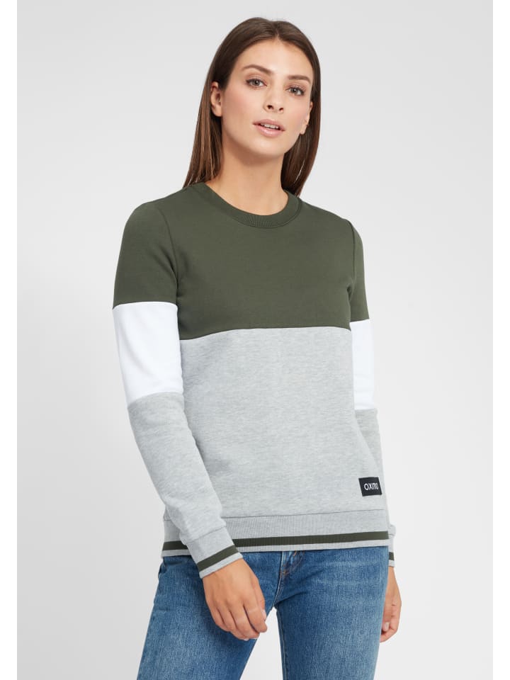 Sweatshirt OXOmaya in Grün