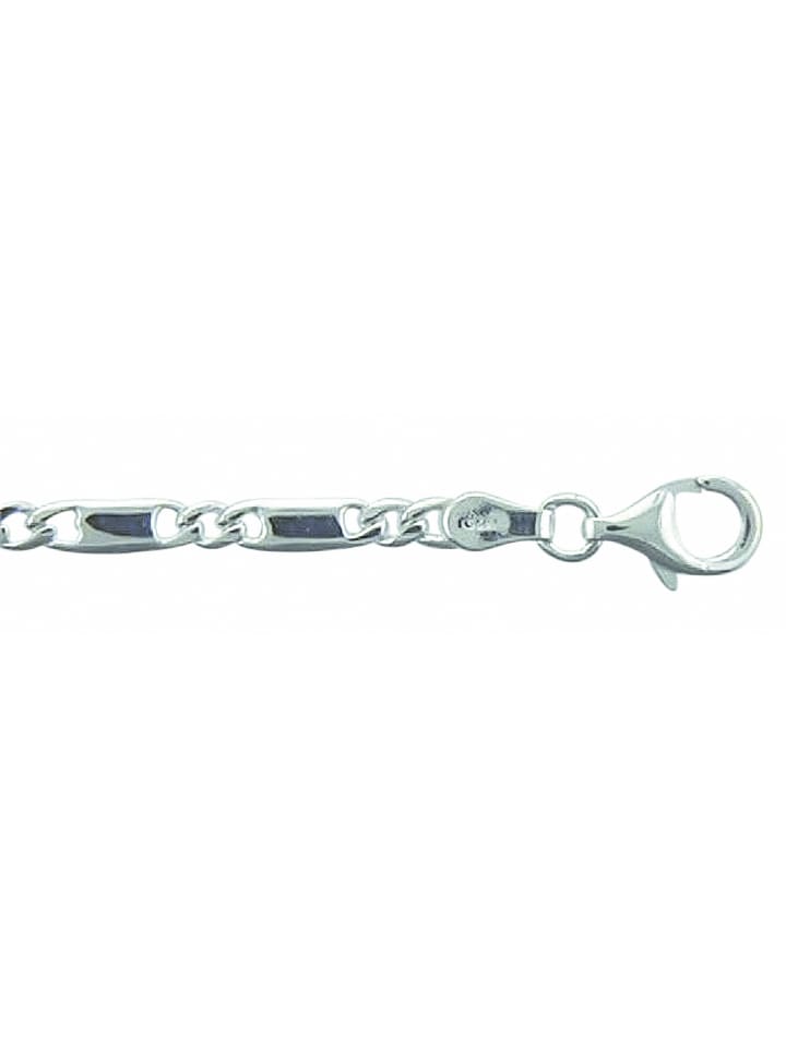 Damen 925 Silber Fantasie Halskette 50 cm Ø 3,3 mm in silber