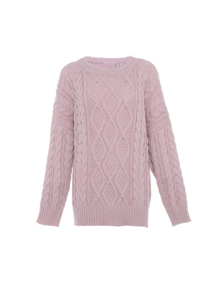 Women Sweater in Dunkelrosa