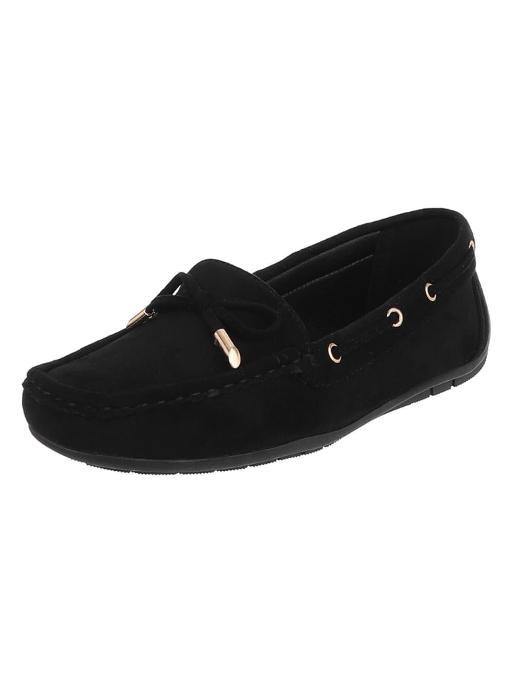 Halbschuh in Schwarz