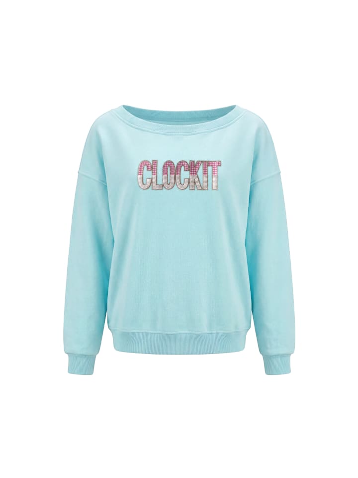 Women Sweatshirt in Aqua