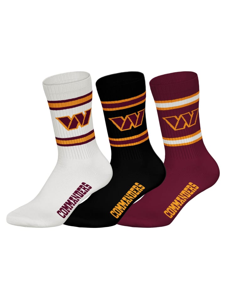 Socken 3er Pack in Washington Commanders