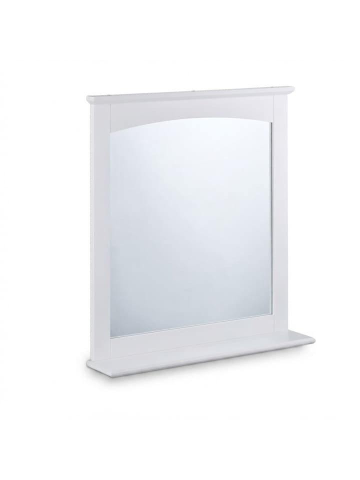 Badezimmerspiegel in Weiß - (B)55 x (H)60 x (T)11 cm
