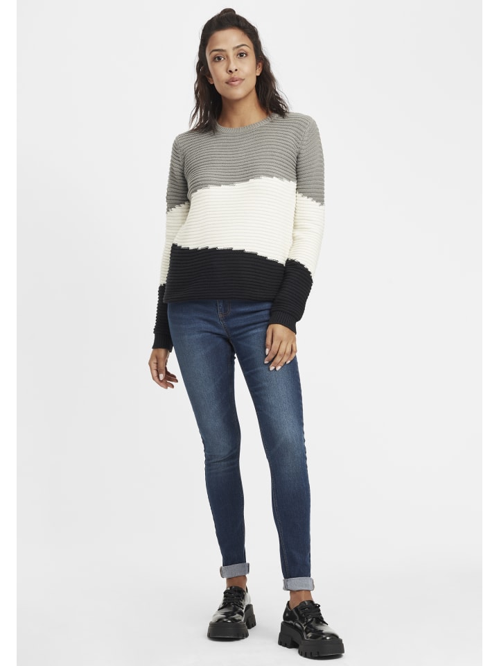 Strickpullover OXOlma in Grau
