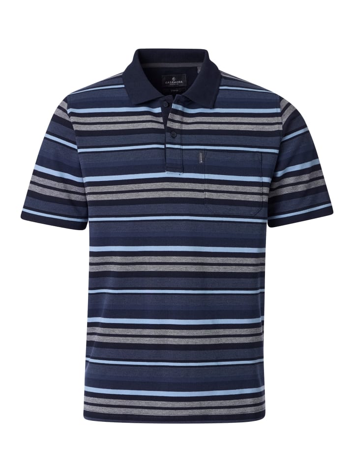 Polo-Shirt in Dunkelblau