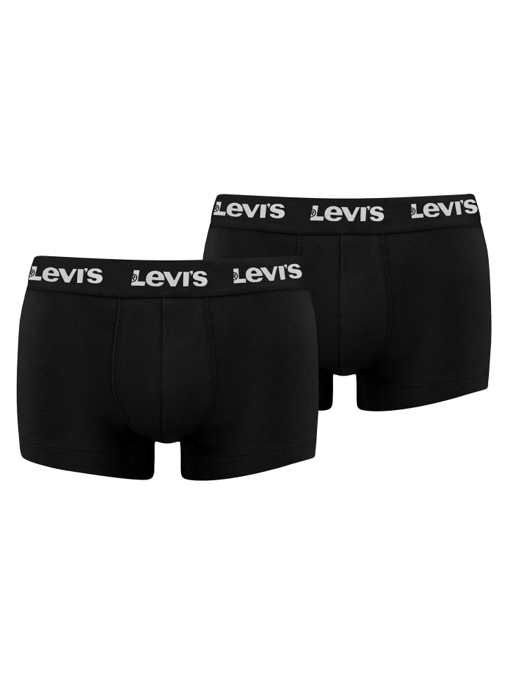 2er Pack Repeat Logo Trunks in Schwarz