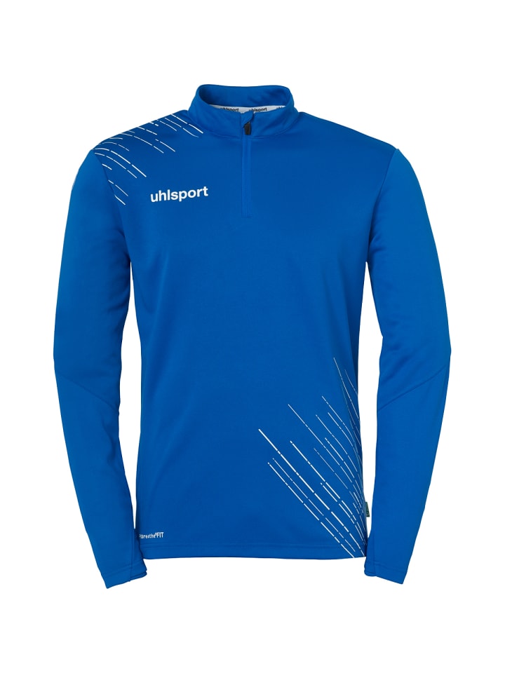 1/4 ZIP TOP SCORE 26 1/4 ZIP TOP Kids in azurblau/weiß