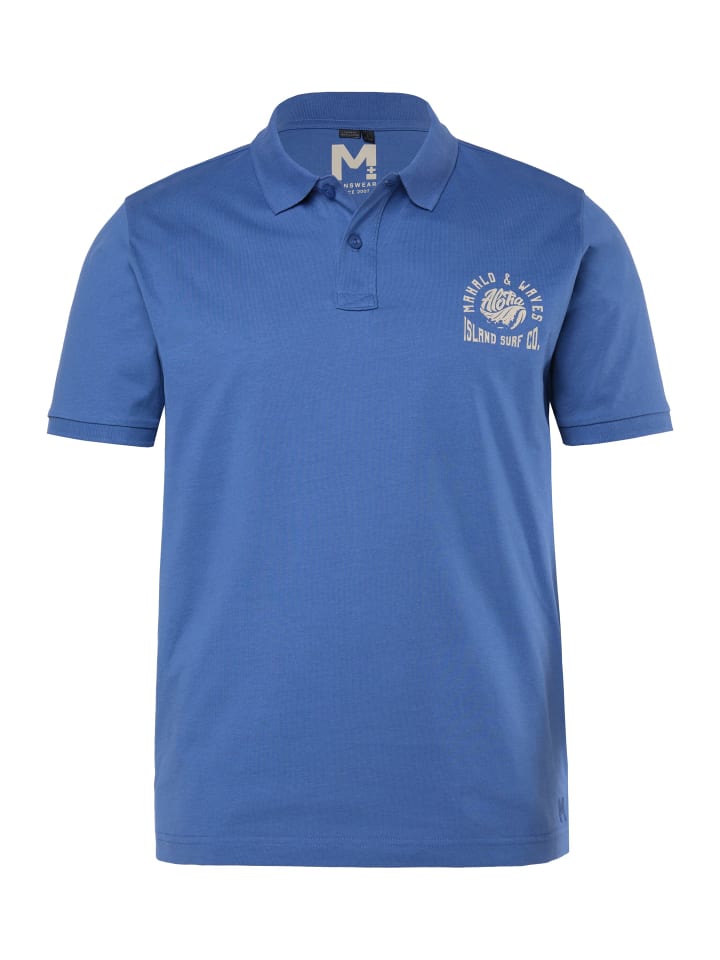 Poloshirt in atlantikblau