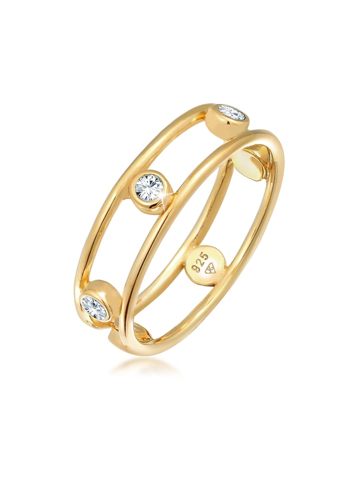 Ring 925 Sterling Silber in Gold
