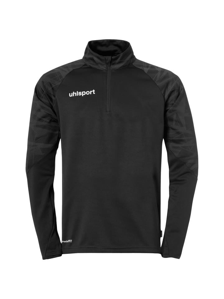 1/4 ZIP TOP GOAL 25 1/4 ZIP TOP in schwarz/anthra