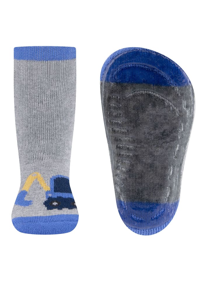 Stoppersocken Bagger in sweater grau meliert