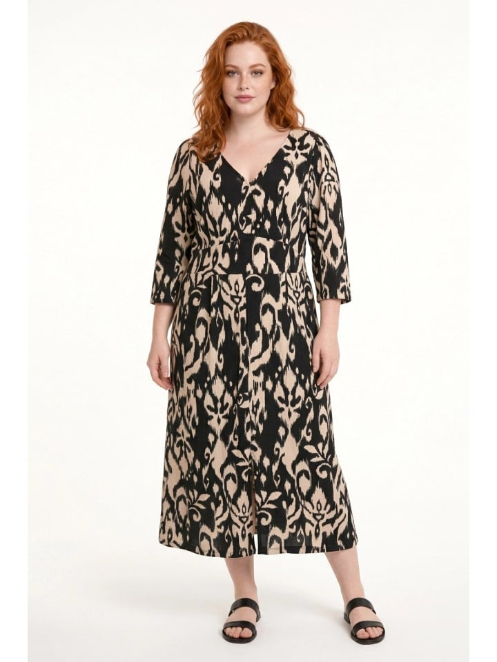 Kleid in Schwarz-Weiß