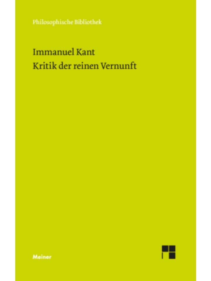 Buch - Kritik der reinen Vernunft