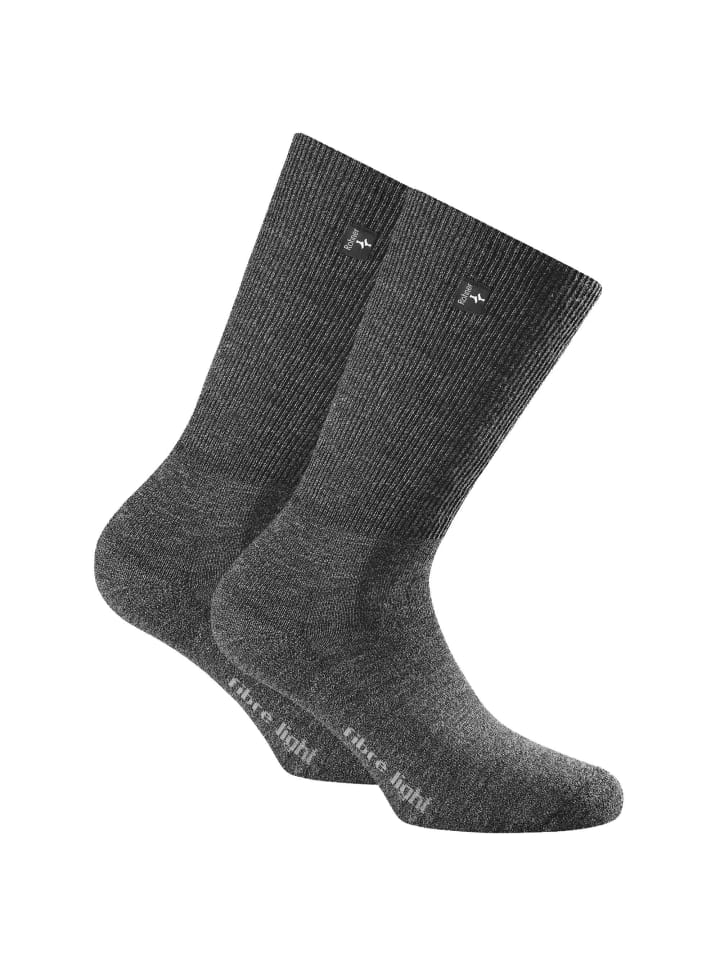 Socken 2er Pack in Anthrazit