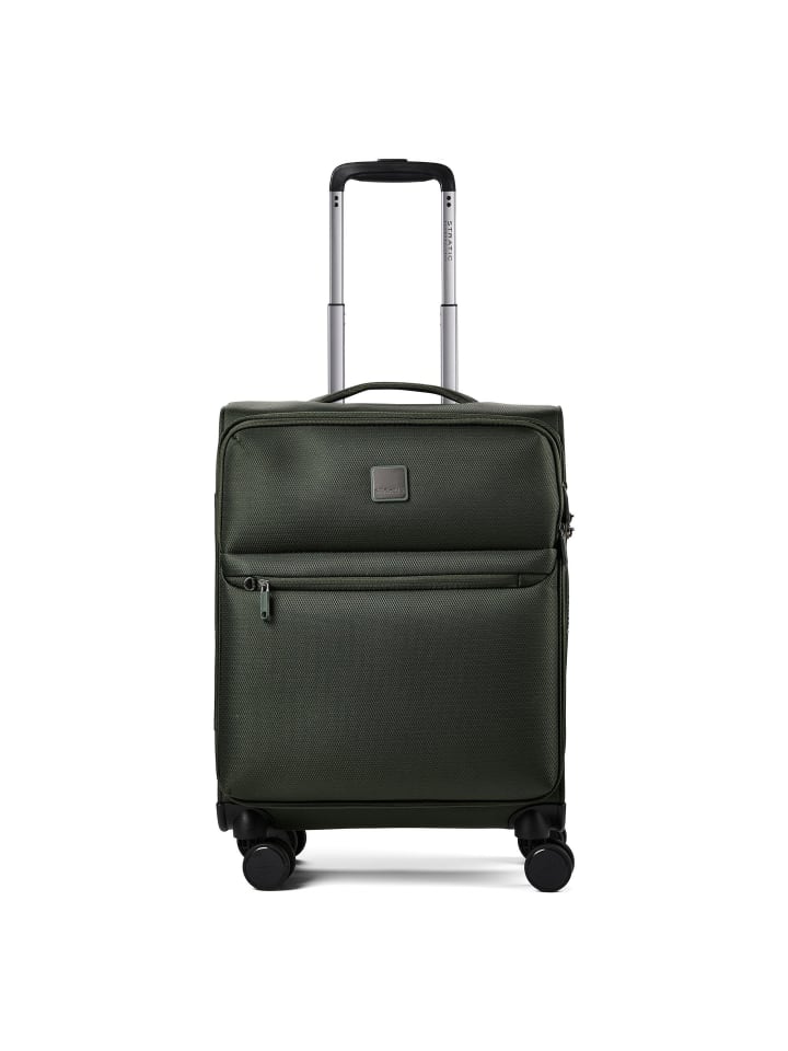 Stratic Lite 4 Rollen Kabinentrolley S 55 cm dark green