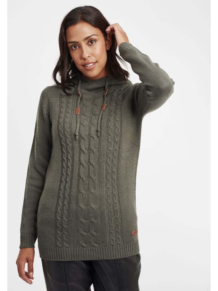 Strickpullover OXCable in Grau