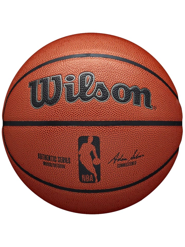 Wilson NBA Authentic Series Indoor-Outdoor Ball in Orange