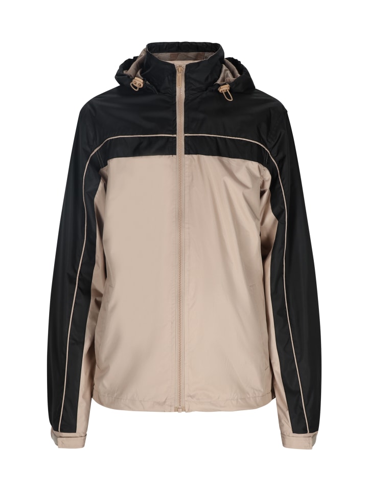Herren Jacke in Beige Schwarz