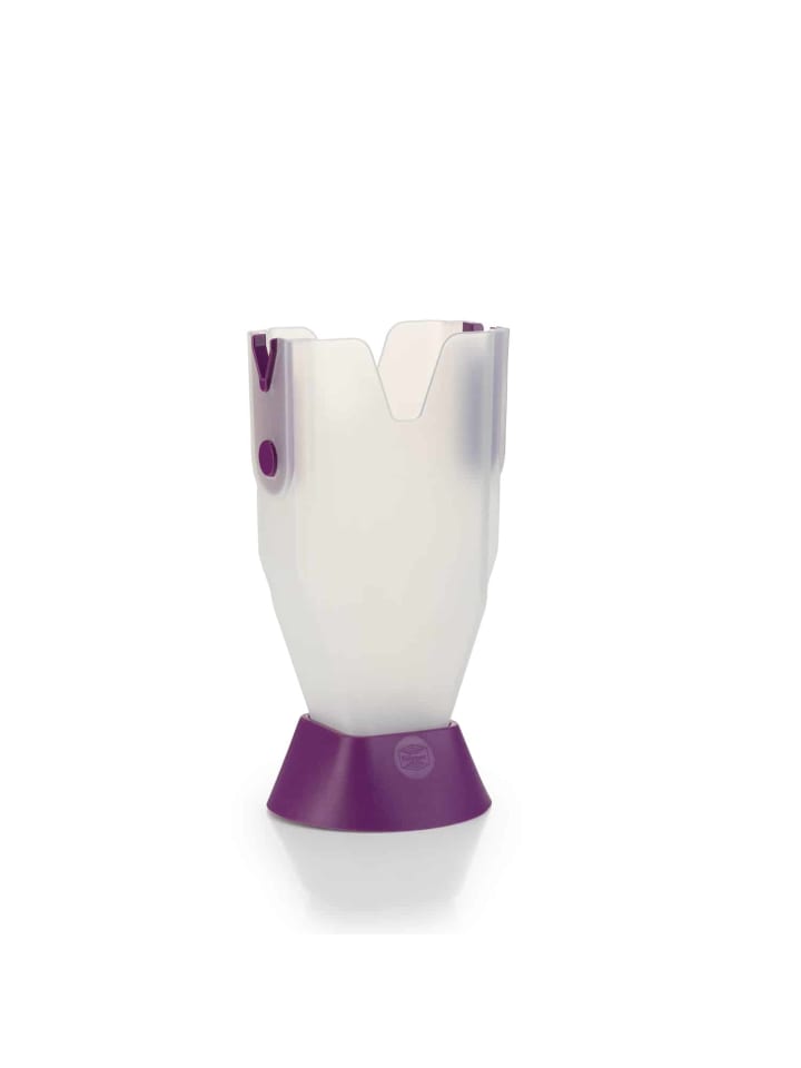 Gemüsehobel Zubehörbox Schieberbox TrendLine mit Fuß in violett