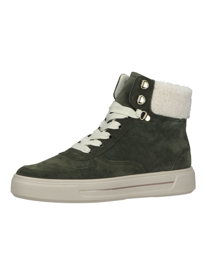 Stiefelette Dunkelgrün