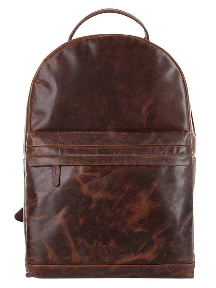 Rucksack echt Leder in cognac
