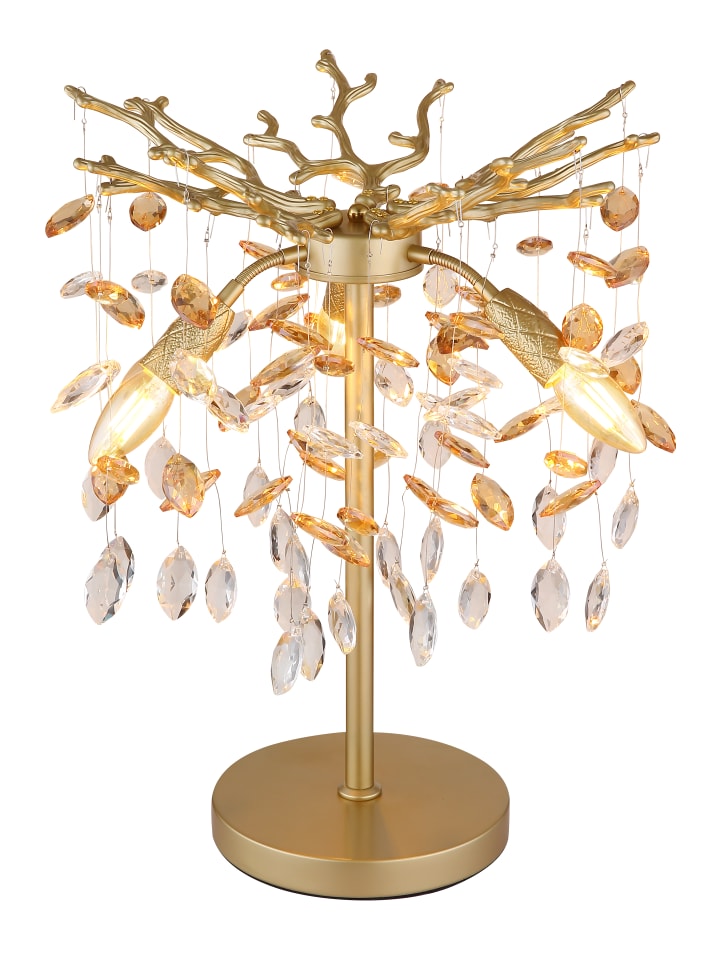 Tischleuchte "QUEENA" in gold