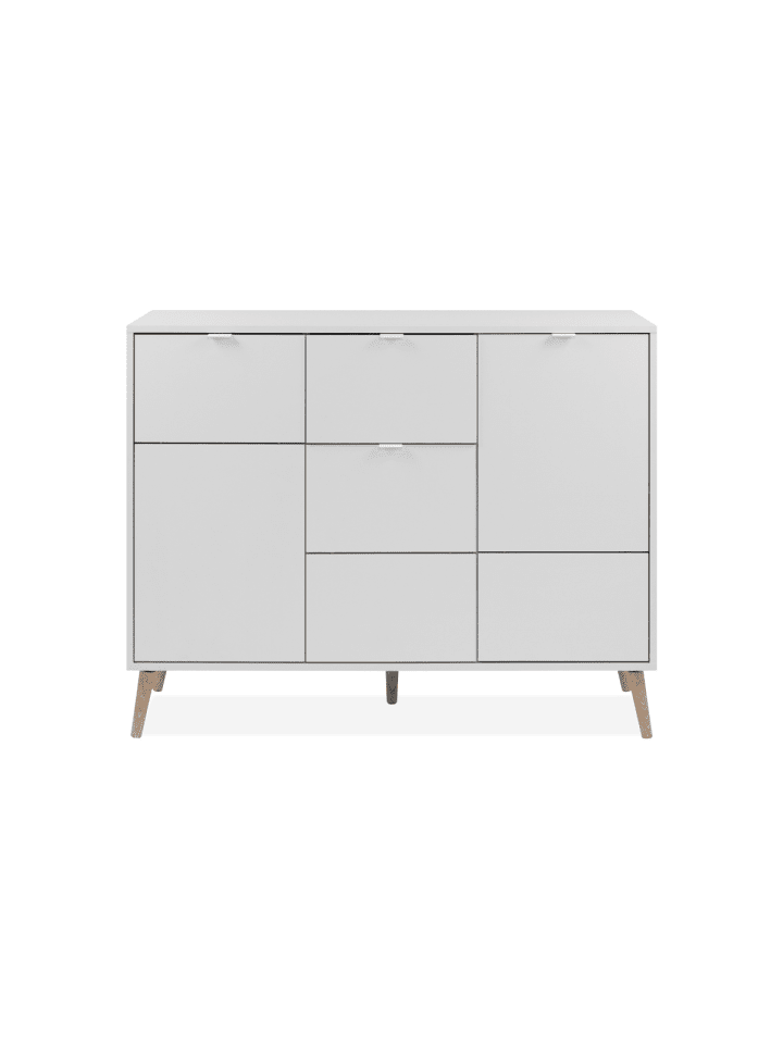 Sideboard KLINT in Weiß - (W)115 x (H)90 x (L)40 cm