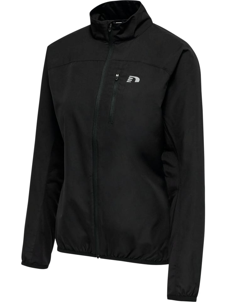 Reißverschluss Jacke Reflektierend Logo Women's Core Damen in BLACK