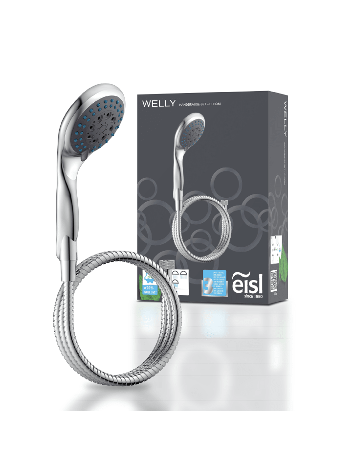 WELLY Handbrause-Set, Chrom