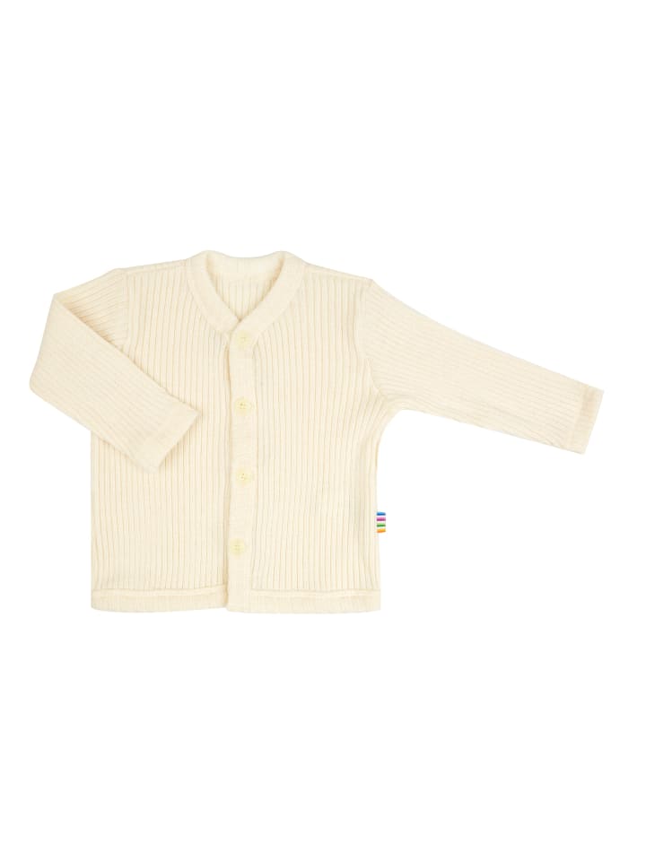 Strickjacke aus Merinowolle in nature