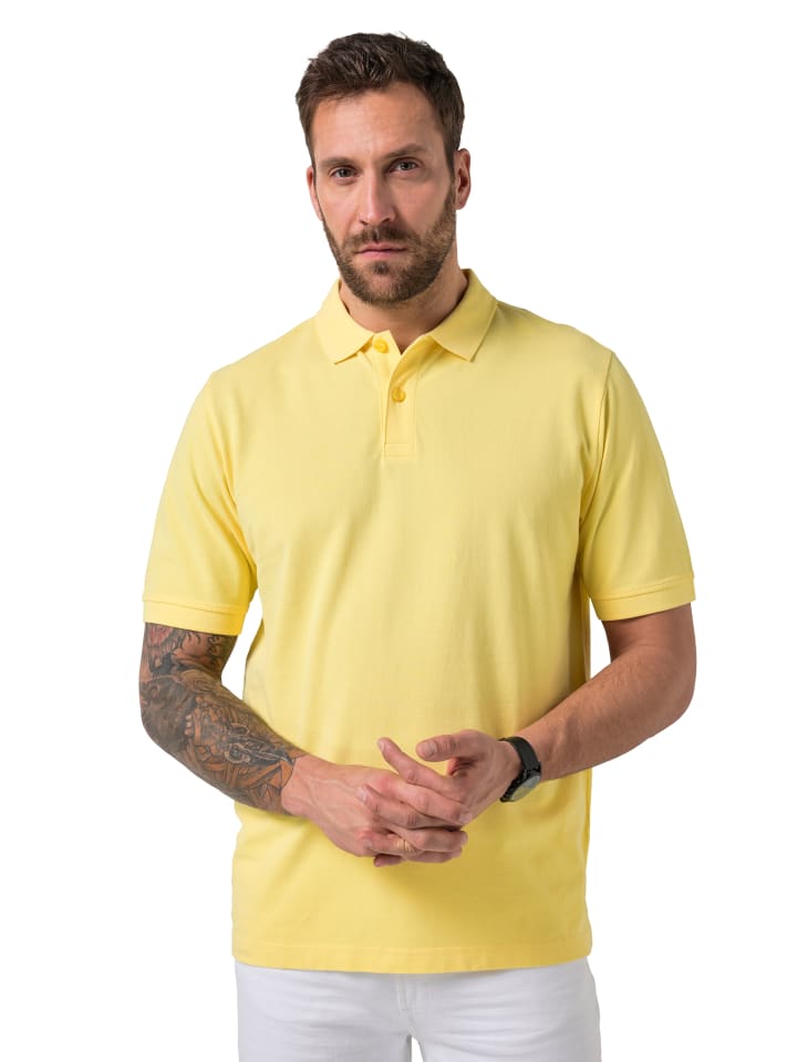 Poloshirt in hellgelb