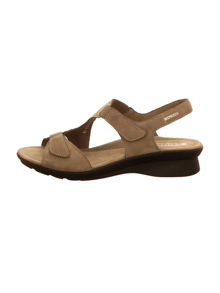 Komfort Sandalen in Beige