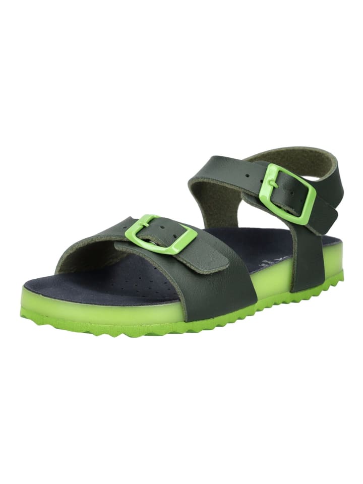 Sandalen Grün/Gelb