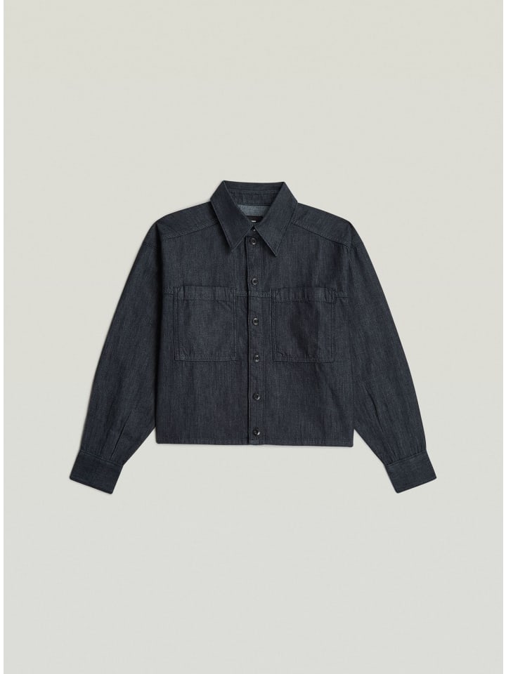 Cropped Relaxed Shirt rinsed