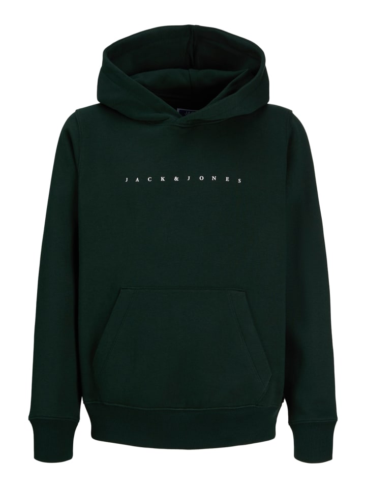 Kapuzensweatshirt JJESTAR JJ SWEAT HOOD JNR in scarab