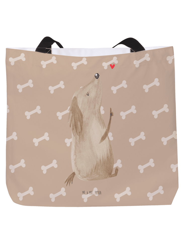 Damen Schultertasche Hund Liebe ohne Spruch in Hundeglück