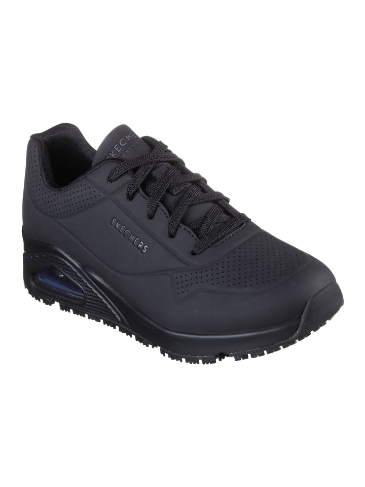 Sicherheitshalbschuh SKECHERS UNO SR in schwarz