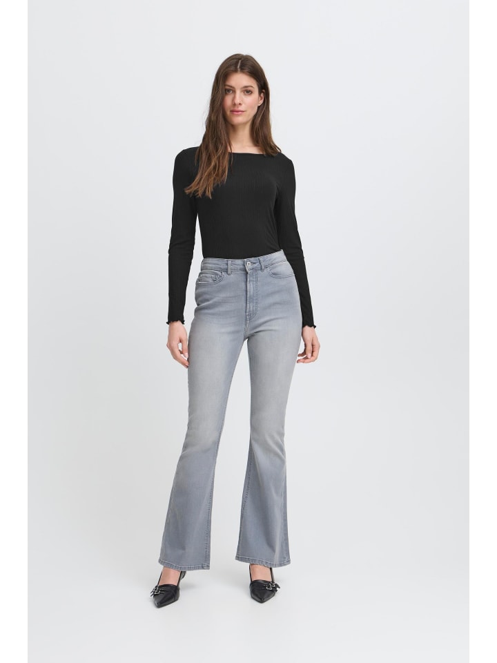 Langarm-Shirt IHCELLA Tight fit in Black