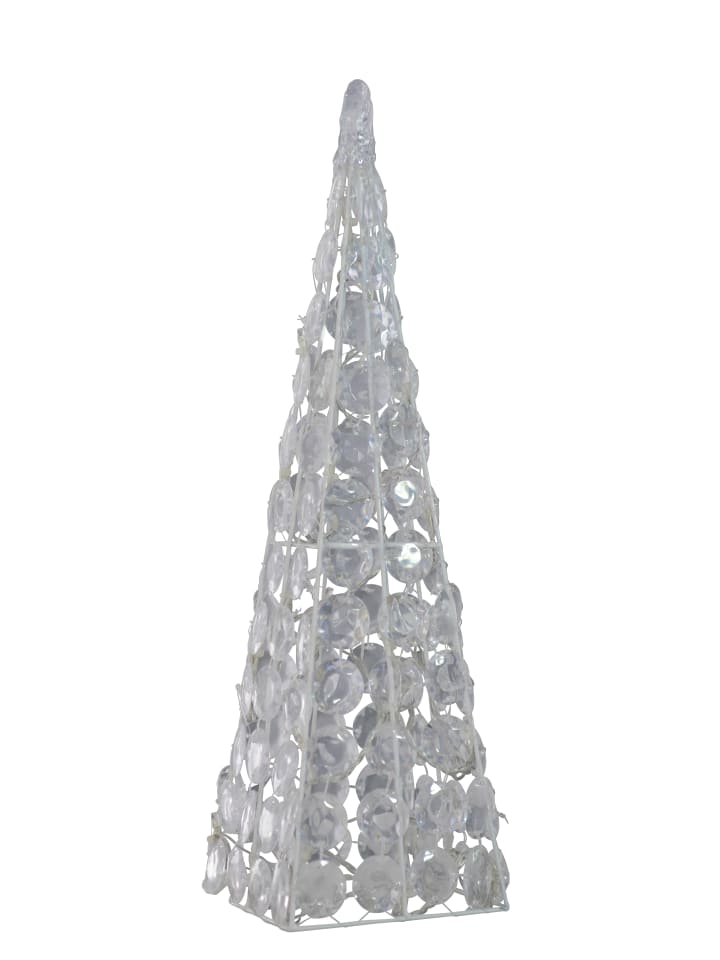 LED Weihnachtsartikel "PYRAMIDE" in klar/transparent